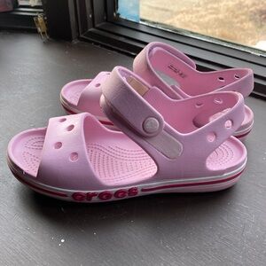 Crocs Pink Sandals size 13